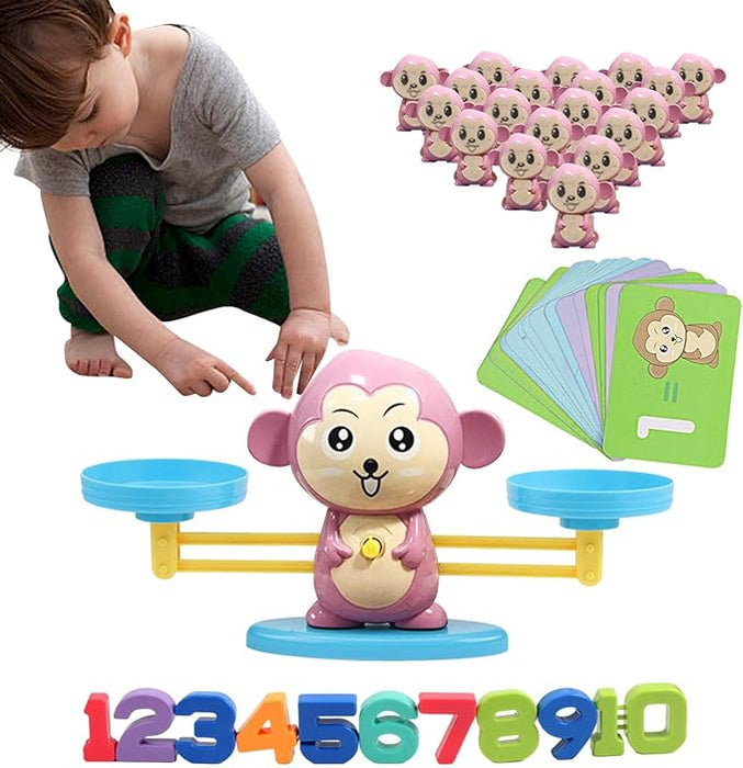 Monkey Shape Number Scale Game