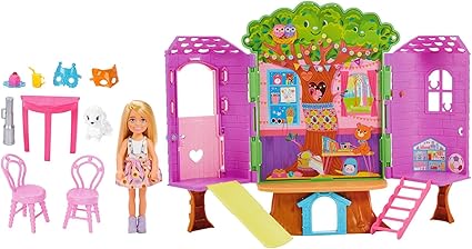 Barbie Chelsea Doll and Treehouse Playset HPL70