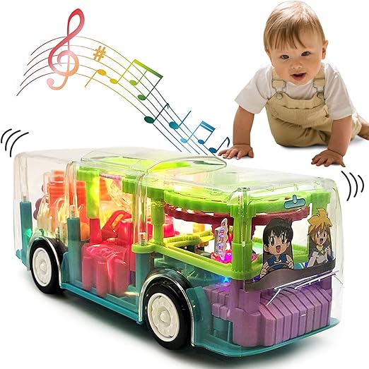 Electric Gear Bus with Light & Sound