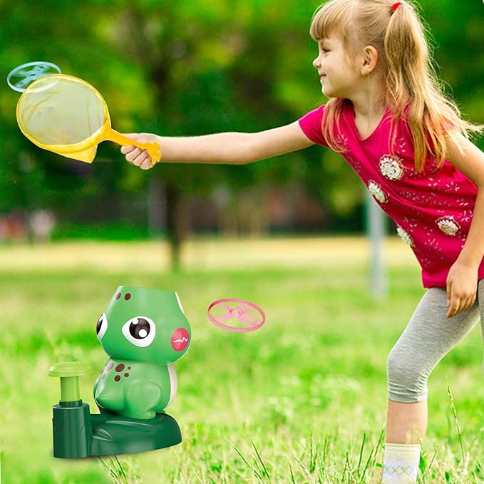 Rotating Flying Saucer  Dino & Frog