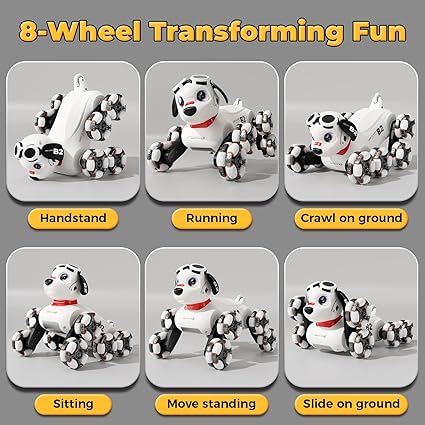 RC Aomosin 8 Round Stunt Robot with Lights