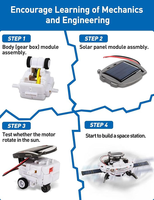 6 in 1 Solar Rechargeable Space Fleet