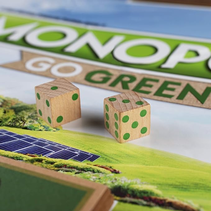 Hasbro Monopoly Go Green Board Game
