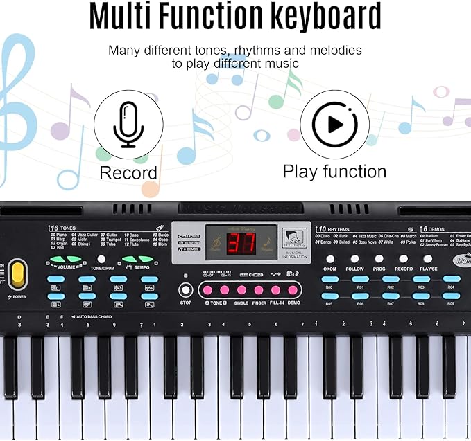 Musical Electronic Keyboard 61 Keys