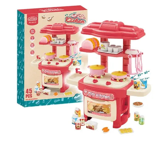 Mini Kitchen Set with Light & Sound