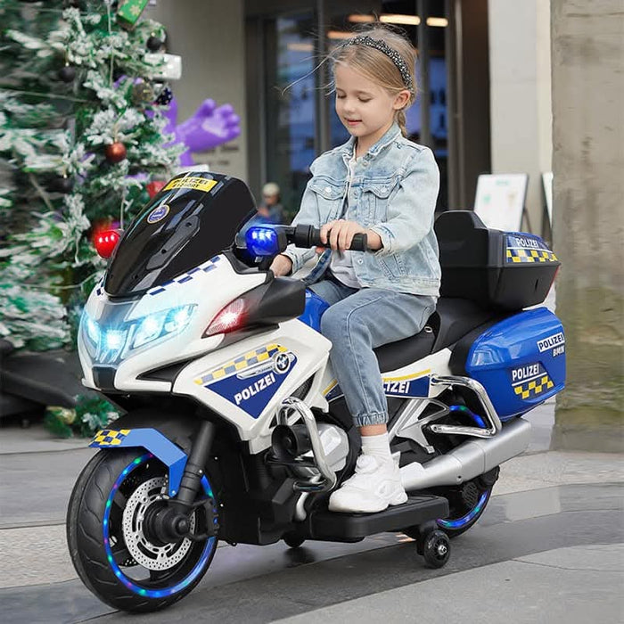 Electric Police Ride On Bike