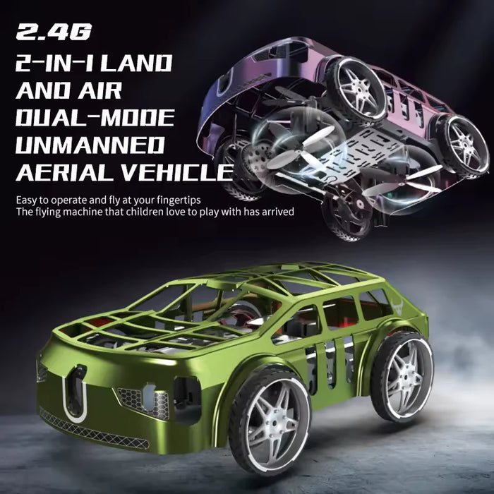 Remote Control 2-in-1 Flying Racing Drone Car