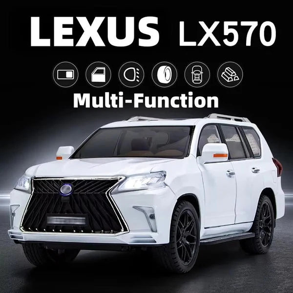 Diecast LX570 Lexus Car with Light & Sound