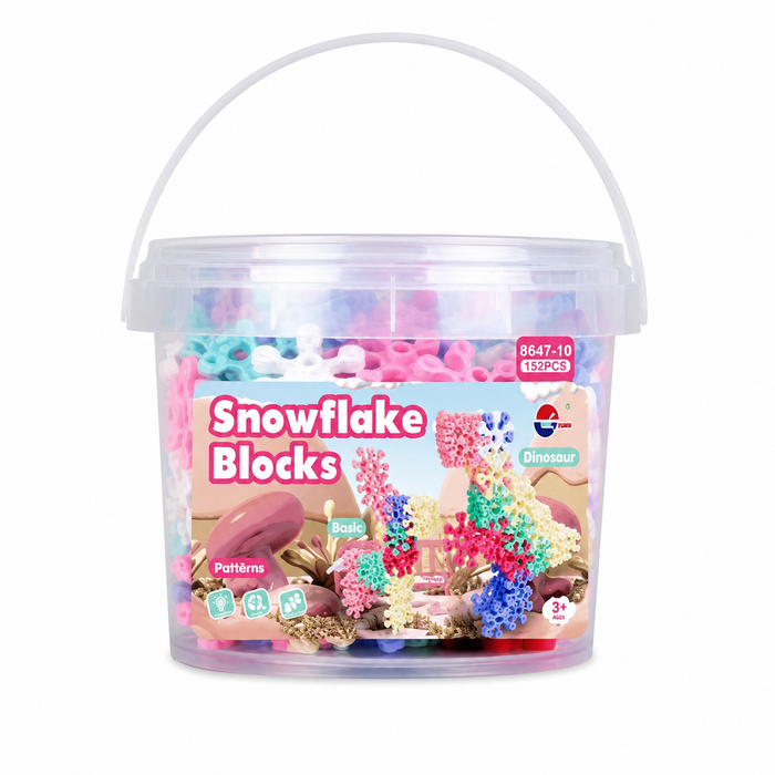 Snowflake Theme Building Blocks 152 Pieces