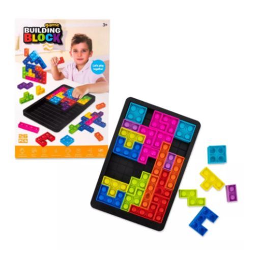 Colorful Pop It  Building Blocks Game