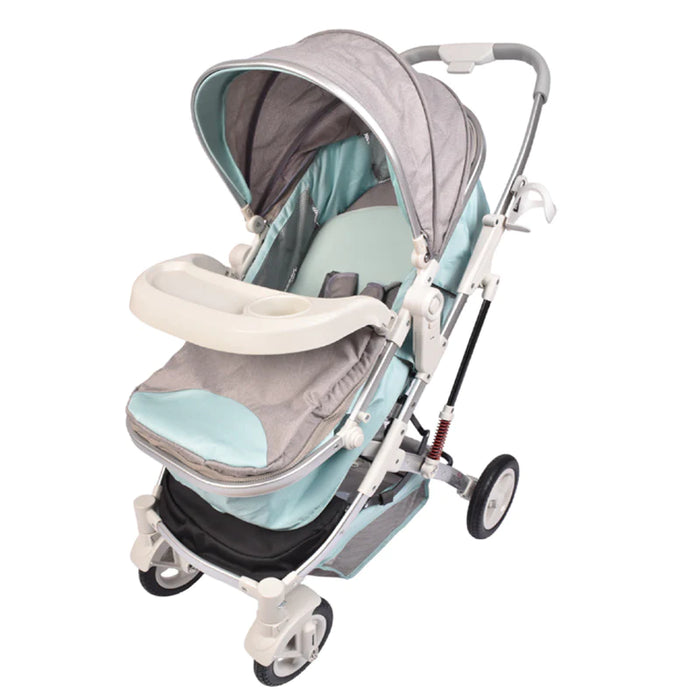 Multicolour Foldable Baby Stroller