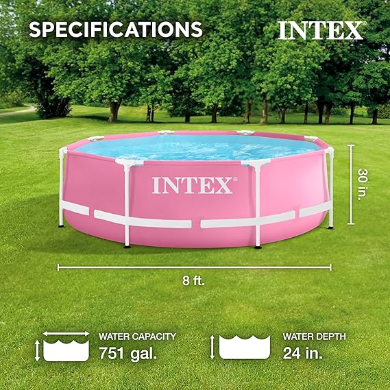 Intex Metal Frame Above Ground Swimming Pool