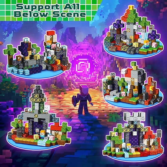 3D Kingdom Advanture Magnetic Building Blocks