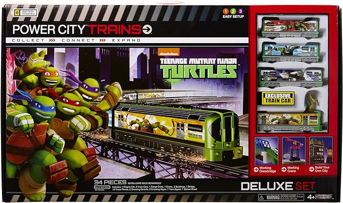 Power City Trains Turtle Deluxe Set