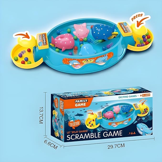 Ocean Theme Scramble Fishing Game