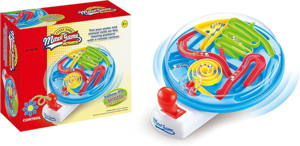 3D Maze Ball Game with Joystick Control