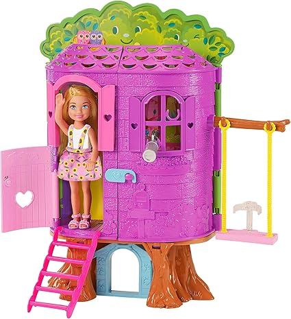 Barbie Chelsea Doll and Treehouse Playset HPL70