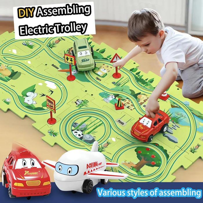 Assemble Puzzle Track Set 13 Pieces