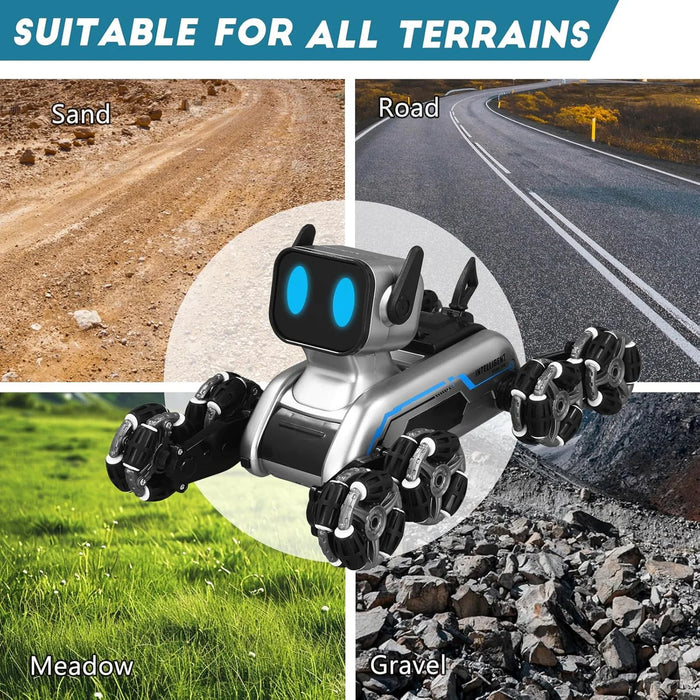 RC Stunt Robot Dog with Light & Music