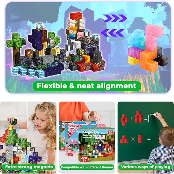 3D Kingdom Advanture Magnetic Building Blocks