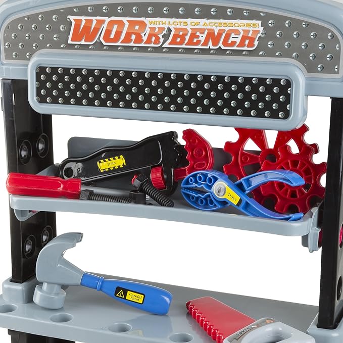 Pretend Tool Work Bench with Accessories