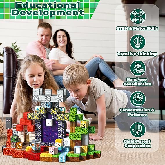 3D Kingdom Advanture Magnetic Building Blocks