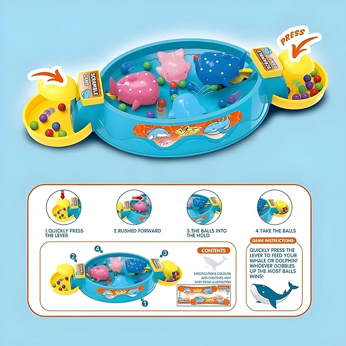 Ocean Theme Scramble Fishing Game