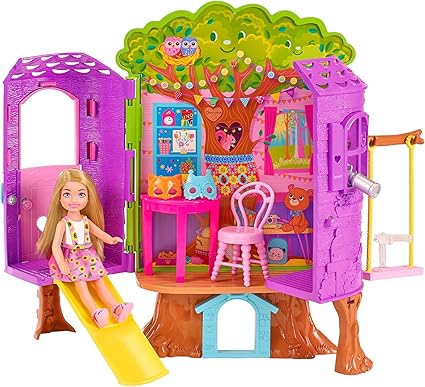 Barbie Chelsea Doll and Treehouse Playset HPL70