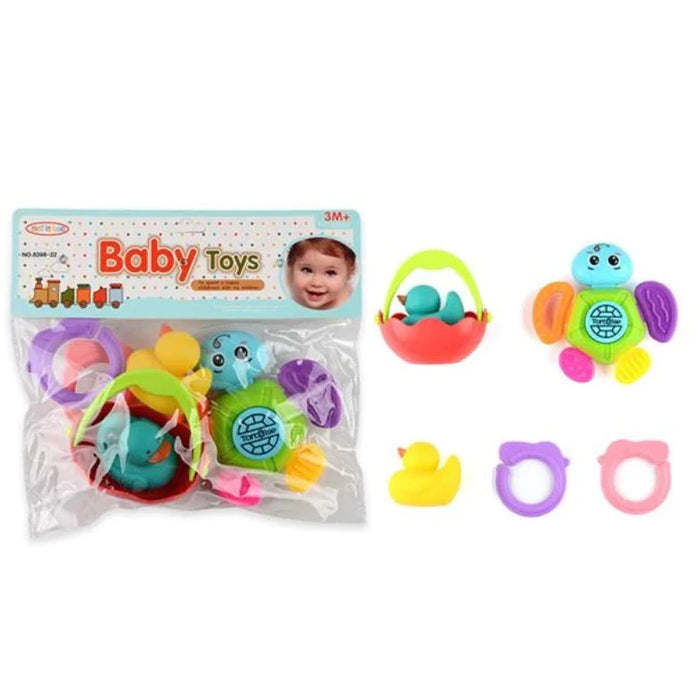 Cute Baby Duck & Rattles