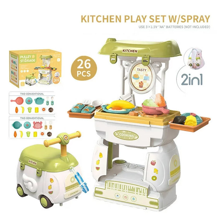 2 in 1 Pulley Storage Kitchen Set