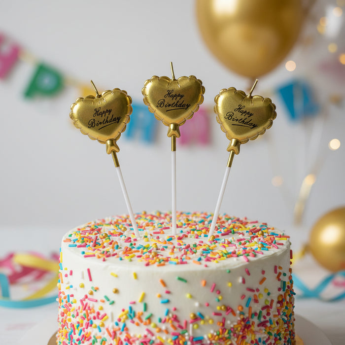 Heart Shape Birthday Candles