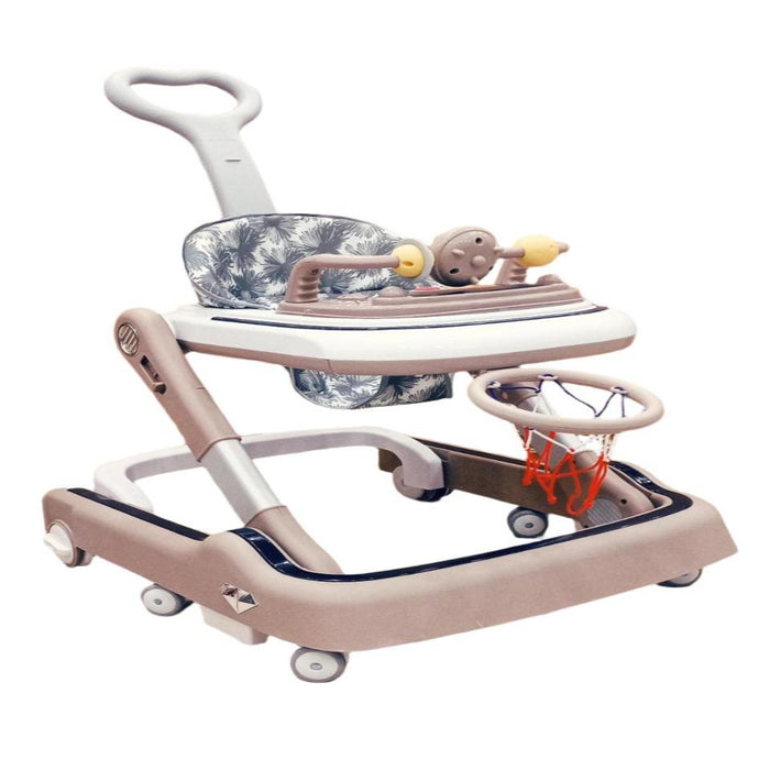 2 in 1 Baby Walker With Basketball Hoop