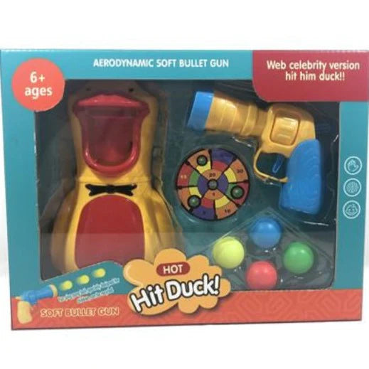 Cute Hot Hit Duck with Gun & Soft Bullet