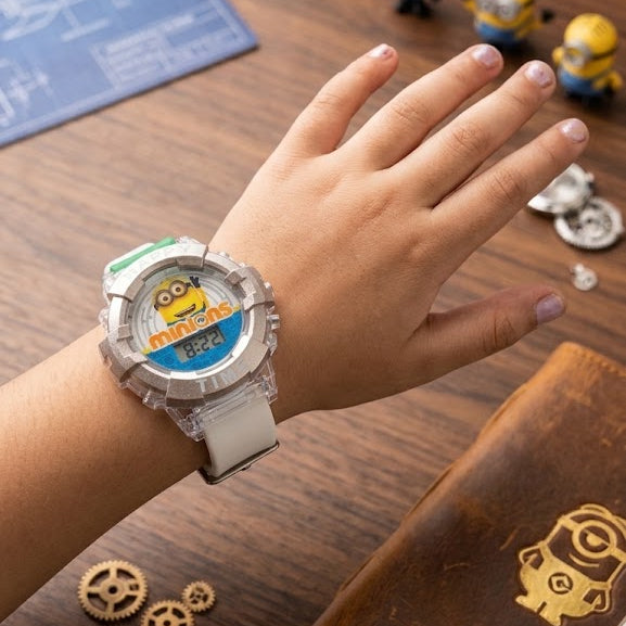 Minions Spinner Watch with LED Light & Music