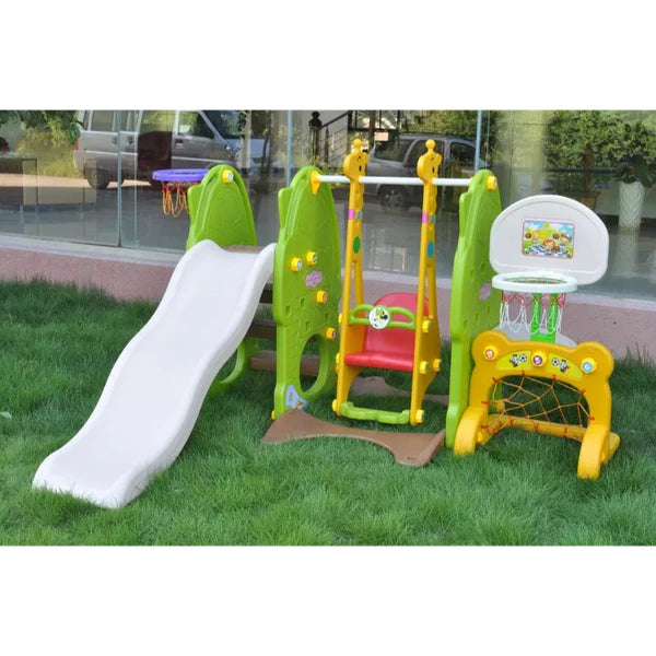 5-in-1 Dino Swing & Slide Play Set