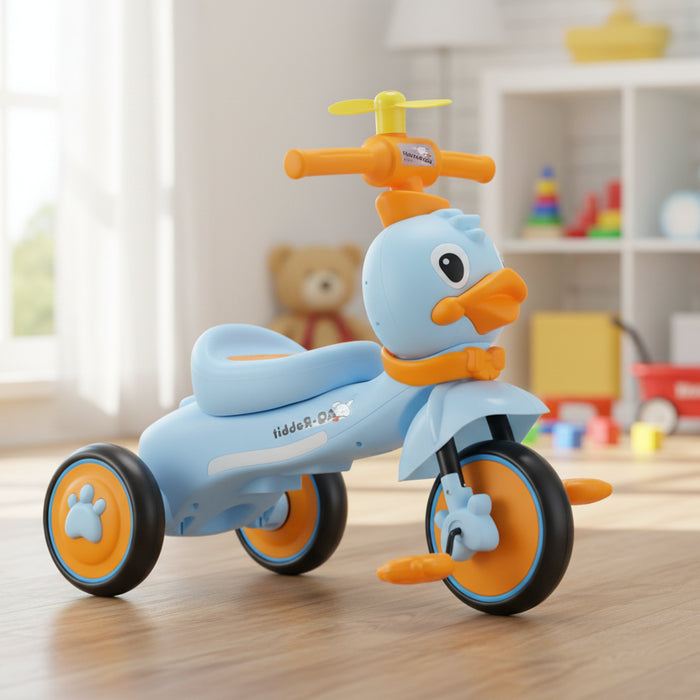 Cute Chick Face Kids Tricycle