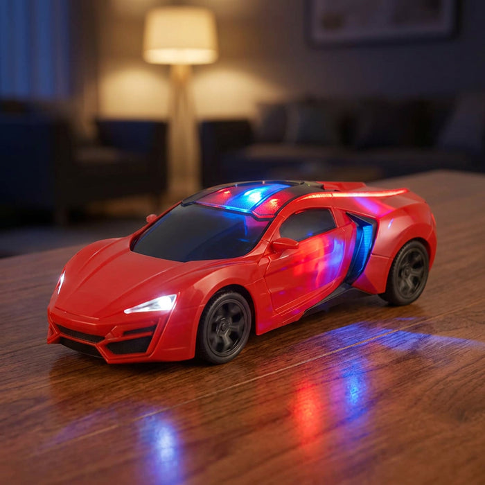 Sports Bump Car with 3D Lights & Music