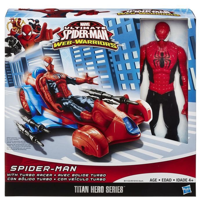 Hasbro Spider-Man Figure with Turbo Racer Vehicle A8491