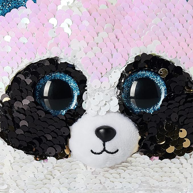 TY Bamboo Panda Sequin Fashion Purse