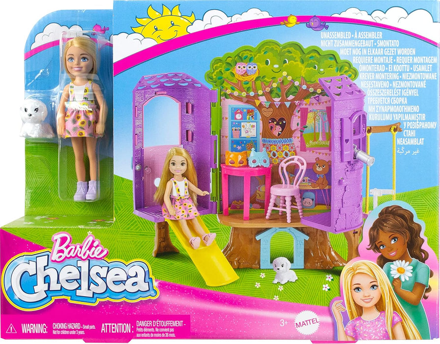 Barbie Chelsea Doll and Treehouse Playset HPL70