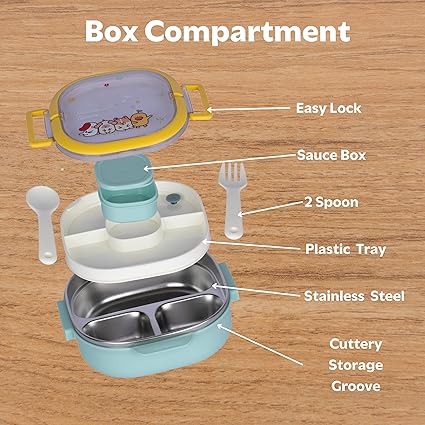 Cute Pets Theme Lunch Box