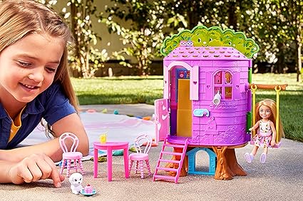 Barbie Chelsea Doll and Treehouse Playset HPL70