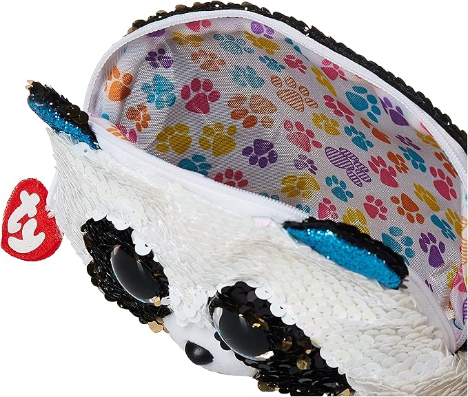 TY Bamboo Panda Sequin Fashion Purse