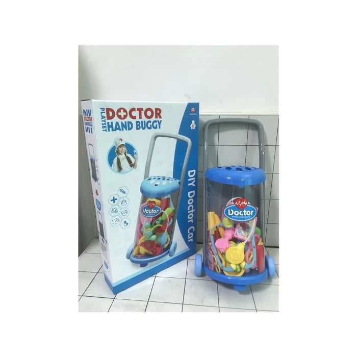 Kids Doctor Hand Buggy Play Set