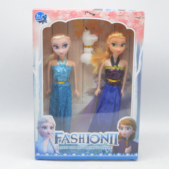 Frozen & Elsa Dolls With Olaf