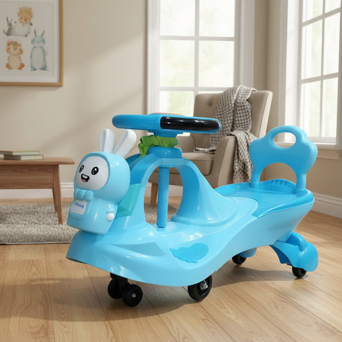 Rabbit Cartoon Auto Twisting Car