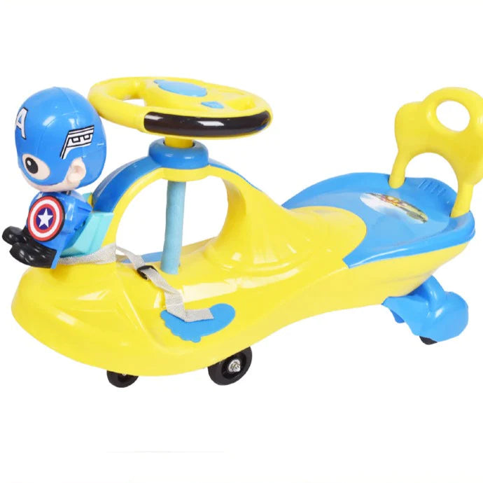 Captain America Theme Baby Twisting Car