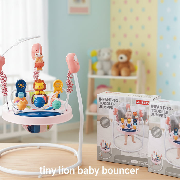 Tiny Lion Baby Bouncer with Light & Music