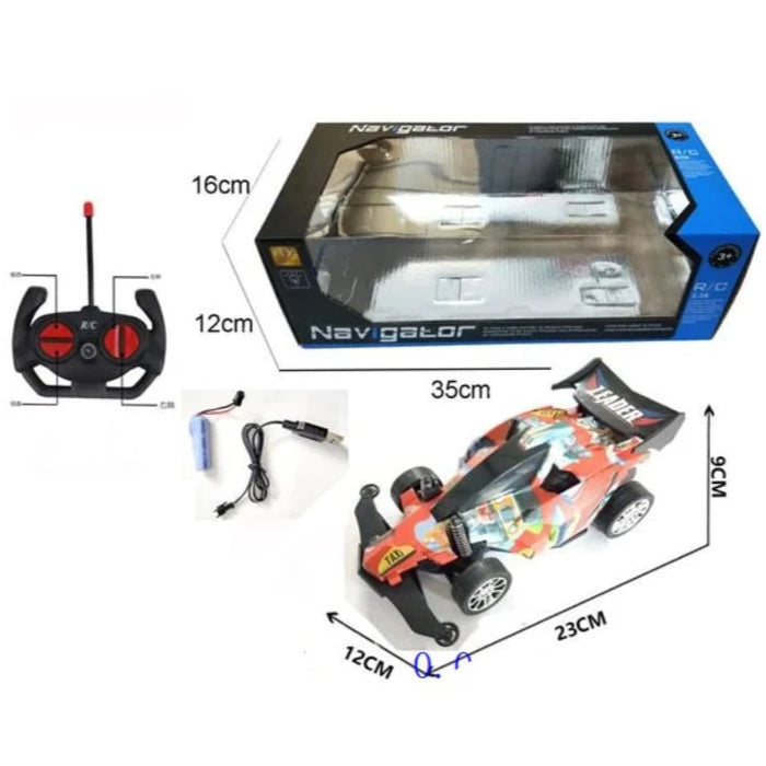 Rechargeable RC Navigator Sports Car With Light