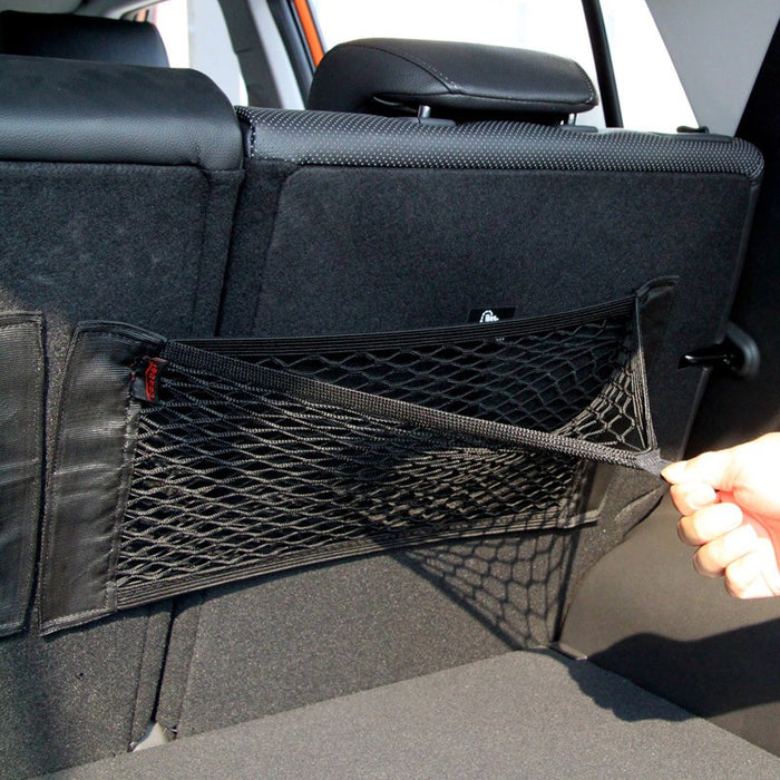 Rear Trunk Back Seat Elastic String Net Mesh Storage Bag